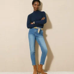 Pull col montant, laine d'agneau