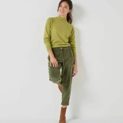 Pull col montant, laine d'agneau