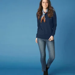 Pull col rond, laine d'agneau