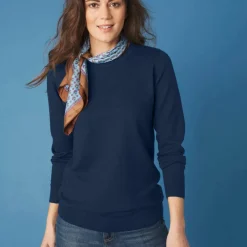 Pull col rond, laine d'agneau