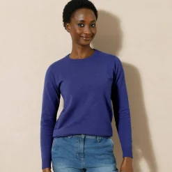 Pull col rond, laine d'agneau
