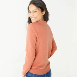 Pull col rond, laine d'agneau