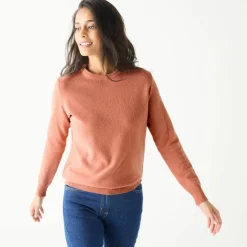 Pull col rond, laine d'agneau