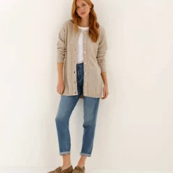 Pull col rond maille anglaise