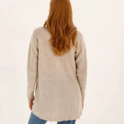 Pull col rond maille anglaise