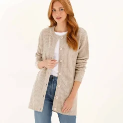 Pull col rond maille anglaise