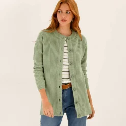 Pull col rond maille anglaise