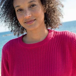 Pull col rond maille anglaise