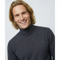 Pull col roulé en laine mélangée