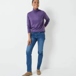 Pull col roulé, toucher doux