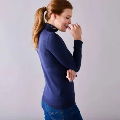 Pull col roulé, toucher doux
