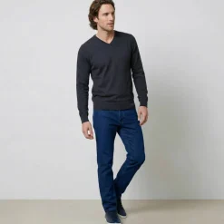 Pull col V 80% laine