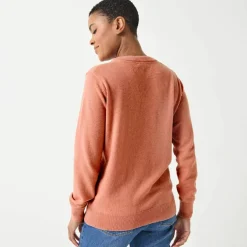 Pull col V, laine d'agneau