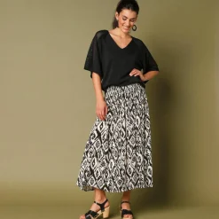 Pull loose maille brillante