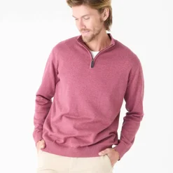 Pull pur coton col camionneur