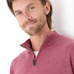 Pull pur coton col camionneur
