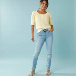Pull Spécial Petites col rond boutonné