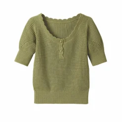 Pull Spécial Petites col rond boutonné