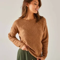 Pull spécial petites, maille perlée