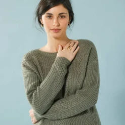 Pull spécial petites, maille perlée