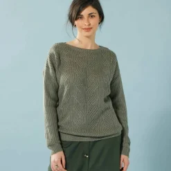 Pull spécial petites, maille perlée