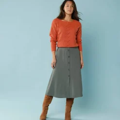 Pull spécial petites, maille perlée