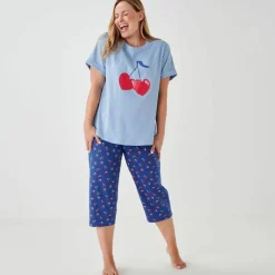 Pyjama court imprimé 