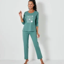 Pyjama imprimé cœurs