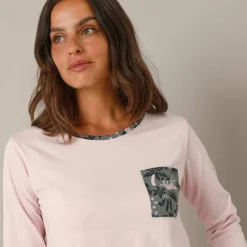Pyjama imprimé jungle, maille jersey coton