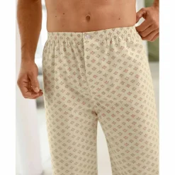Pyjama imprimé popeline polycoton