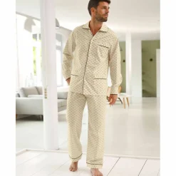 Pyjama imprimé popeline polycoton