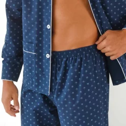 Pyjama imprimé popeline polycoton