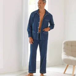 Pyjama imprimé popeline polycoton