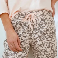 Pyjama imprimé zèbre