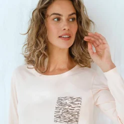 Pyjama imprimé zèbre