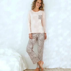 Pyjama imprimé zèbre