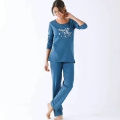 Pyjama manches longues imprimé "Night"