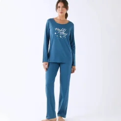 Pyjama manches longues imprimé 