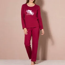 Pyjama manches longues motif 