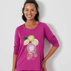 Pyjama manches longues motif 