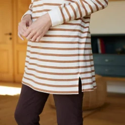 Pyjama molleton rayé avec legging
