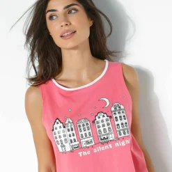 Pyjama short fantaisie ville étoilée