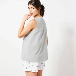 Pyjama short fantaisie ville étoilée