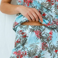 Pyjama short imprimé - coton modal