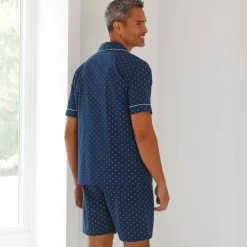 Pyjama short popeline imprimé
