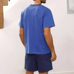 Pyjama short tricolore - lot de 2
