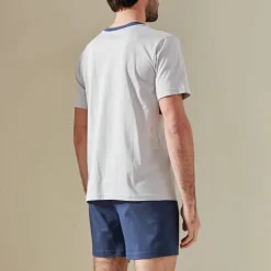Pyjama short tricolore - lot de 2