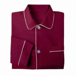 Pyjama uni popeline polyester/coton