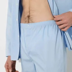 Pyjama uni popeline polyester/coton