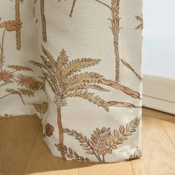 Rideau jacquard motif palmiers